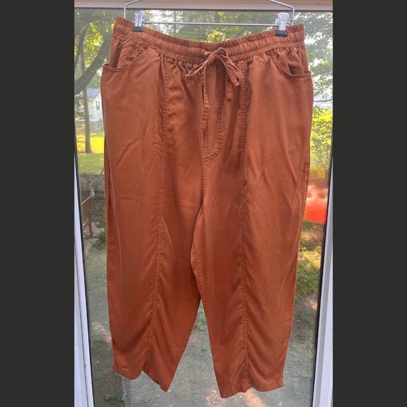 Connally Goods Connally McDougall Rust Colored Cotton Pants & Tank Top Size 3X - Picture 3 of 13